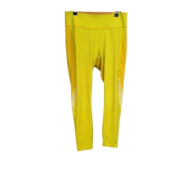 Outdoor Voices TechSweat 7/8 Zoom Leggings Lime/Lemon Size Large - Picture 2 of 4